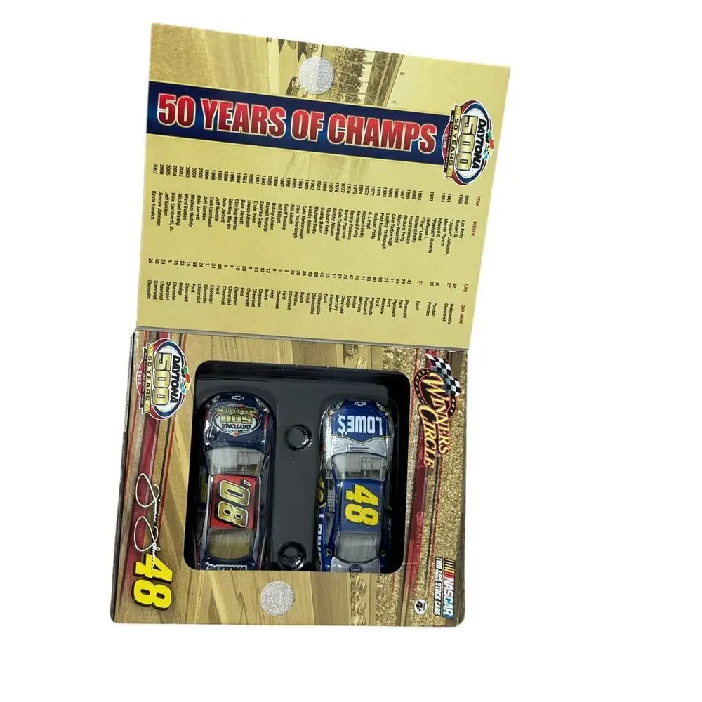 DAYTONA 500 NASCAR Winners Circle 48/08; Diecast Car set, 2008, Limited